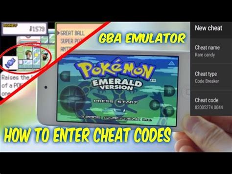 code breaker pokemon emerald|pokemon emerald randomizer cheat code.